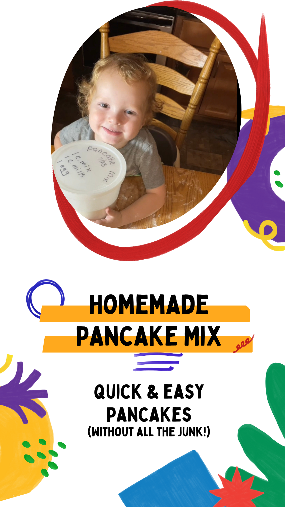 Quick, easy and delicious homemade pancake mix recipe